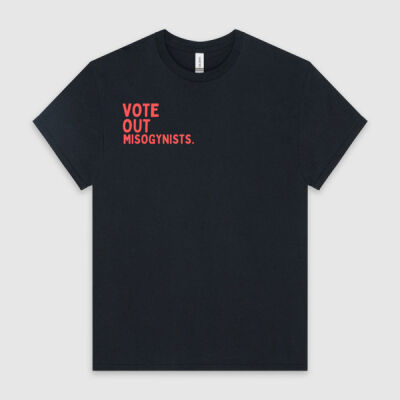 Men's Vote Out Misogynists T-Shirt - Gildan Heavy Cotton Crew Tee Thumbnail